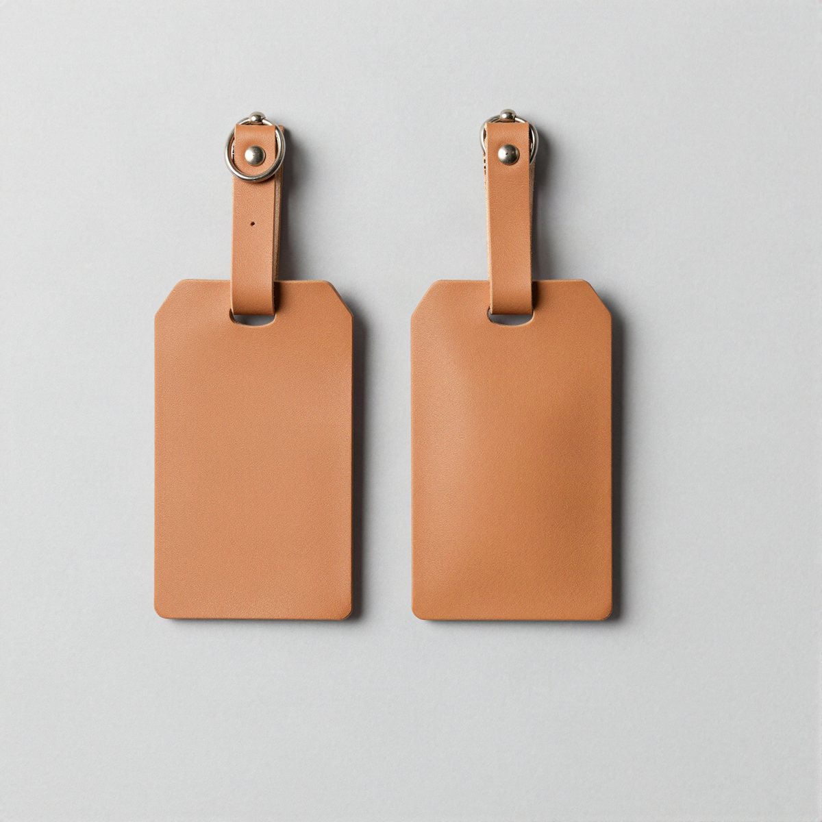 Leather Luggage Tag Set