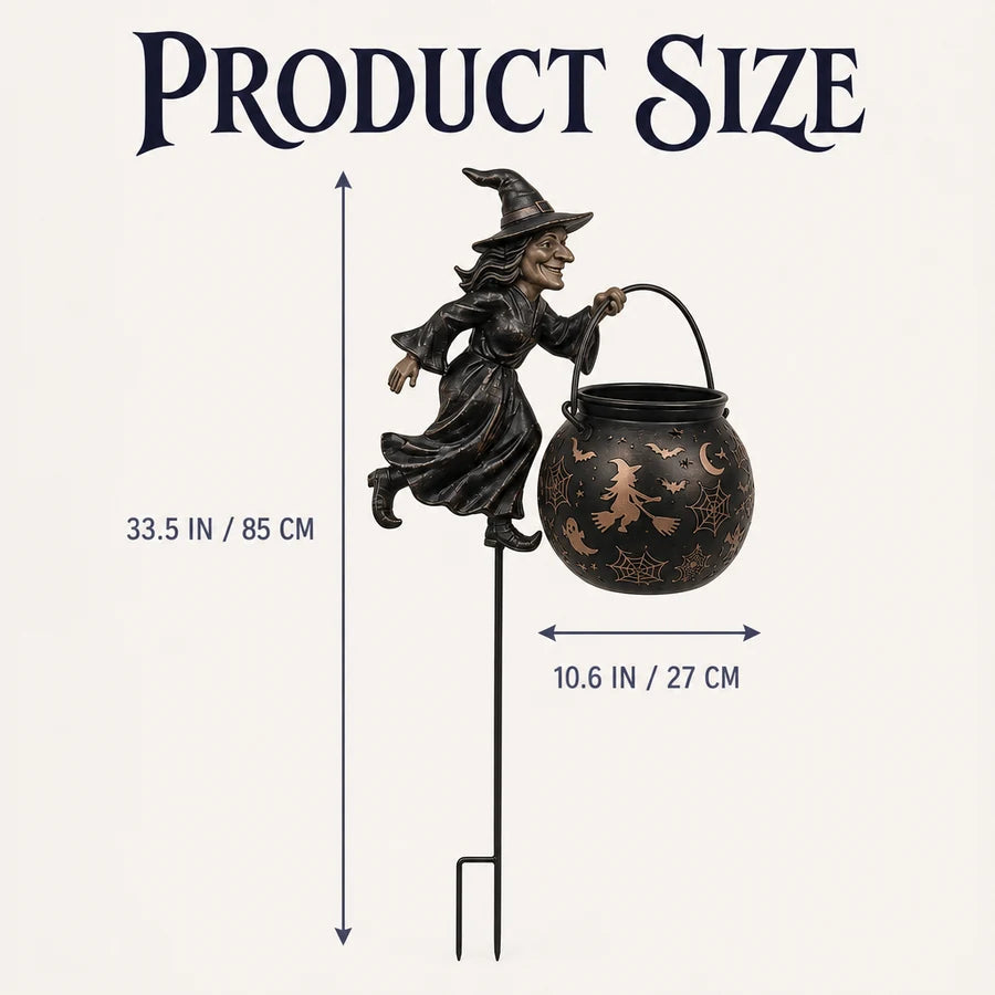 Infographic: product size diagram, 33.5 in / 85 cm tall and 10.6 in / 27 cm wide