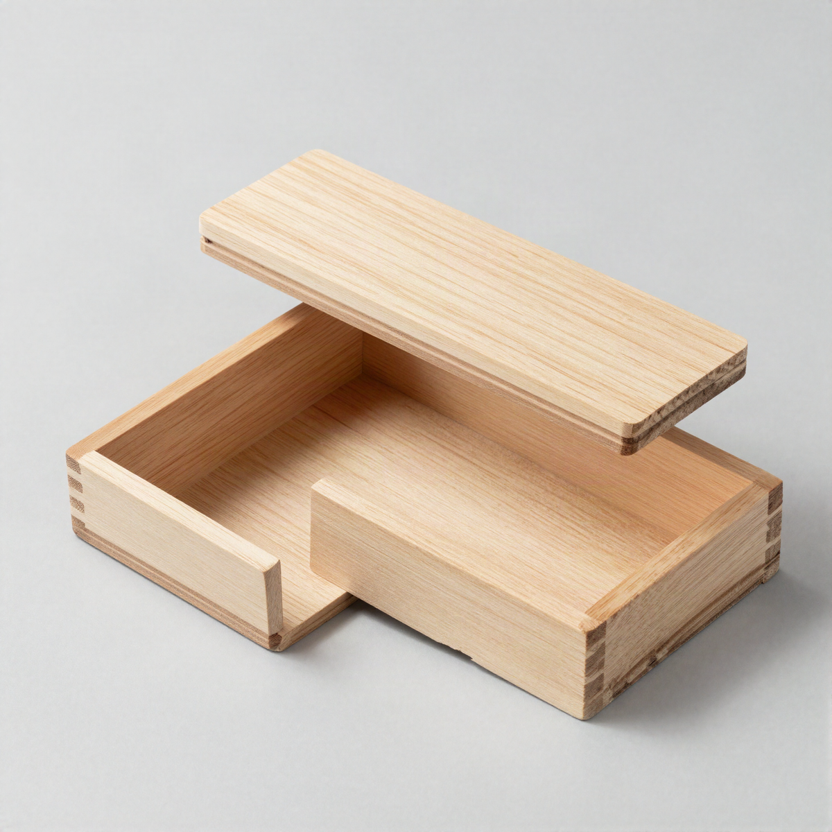Wooden Pencil Case with Sliding Lid