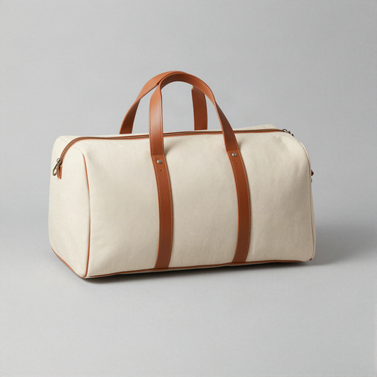 Cotton Canvas Weekender Duffel